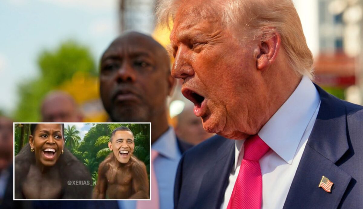 trump obama video