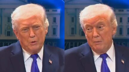 Trump Goes On Bonkers Riff About Not Wanting to Kiss a Dude