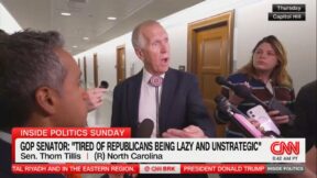 Tillis annoyed at TX senate runoff