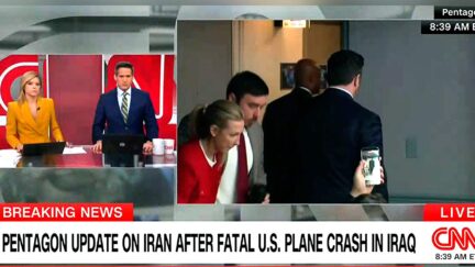 CNN Hot Mic Catches In-Studio Laugh As Hegseth's CNN-Attacking Presser Ends