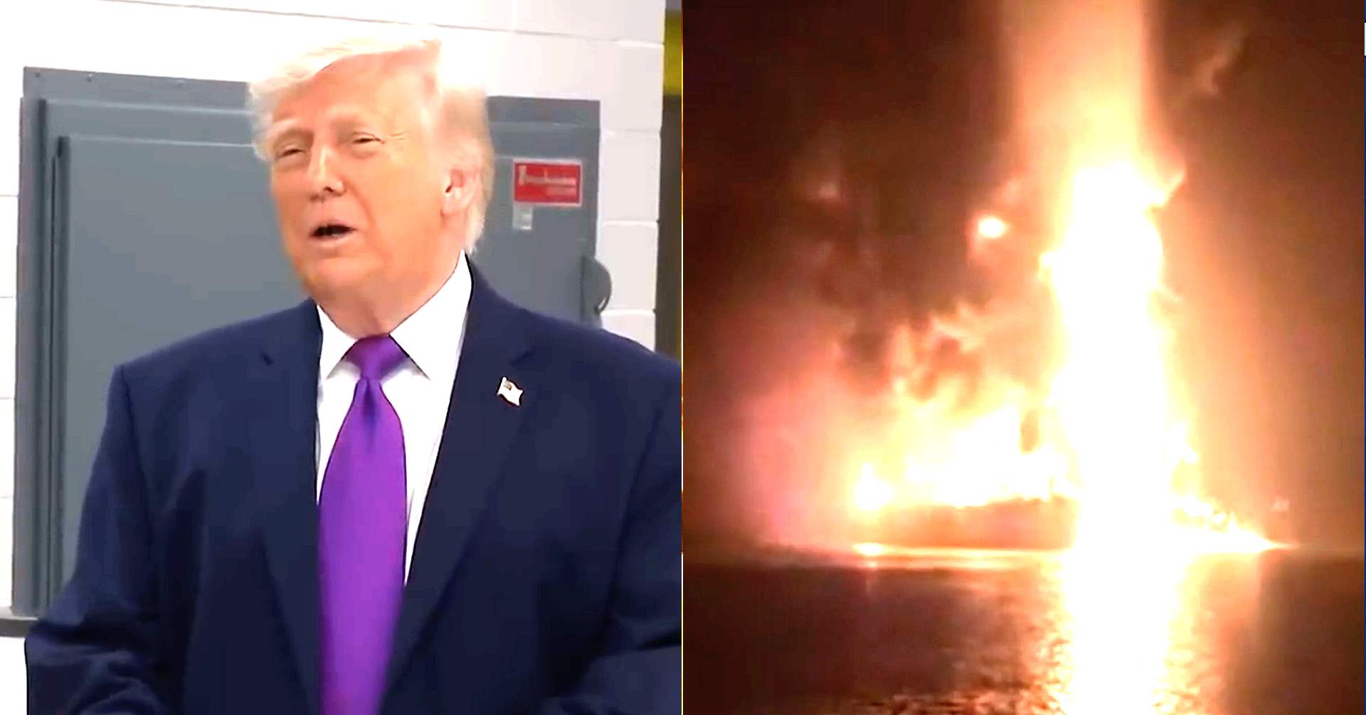 Trump Declares Iran Can Attack Oil Ships 'No Matter How Badly Defeated They Are' In Attempt at Reassuring Rant