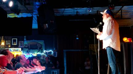 Crowd Goes Nuts Cheering When Comic David Cross Jokes About Trump Dying