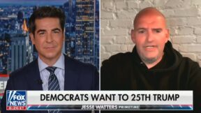 Jesse Watters and John Fetterman