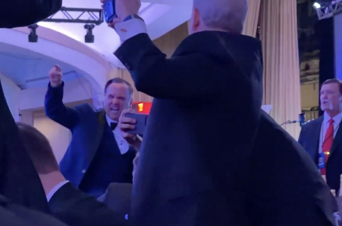 Dan Scavino yelling at WHCD