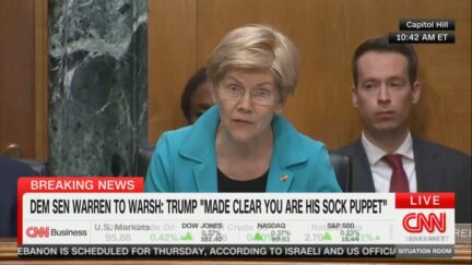 Liz Warren at hearing