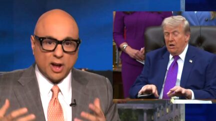 MS NOW Host Roasts Trump Over 'Meandering' and 'Surreal' Oval Office Rant on Shooting Down Missiles