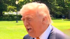 Trump Rages at Reporter Grilling Him Over High Inflation