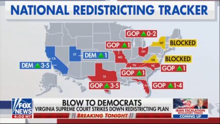 Fox News gerrymander map