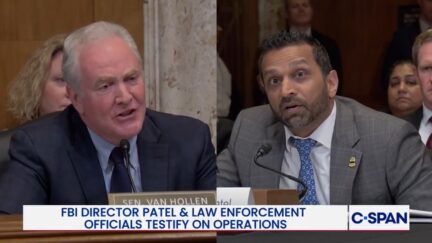 Kash Patel and Chris Van Hollen