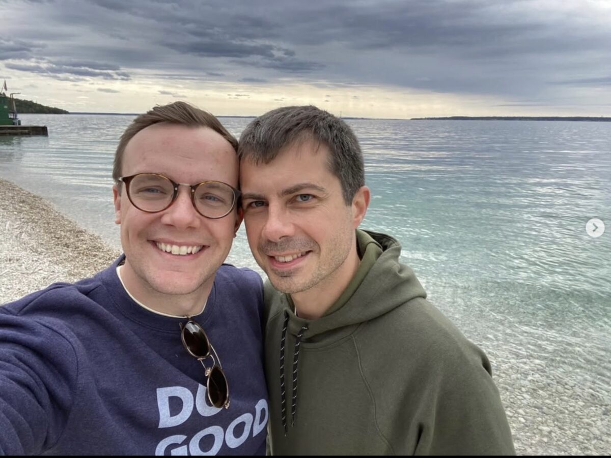 Chasten and Pete Buttigieg