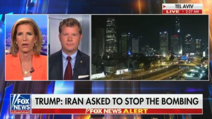 Laura Ingraham and Tim Sheehy