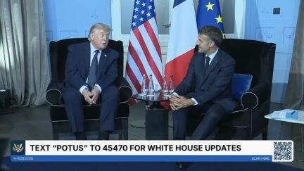 Donald Trump, Emmanuel Macron