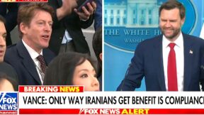 Briefing Room Cracks Up As Vance Grilled About Trump's 'Joking' Threat to Blame Him
