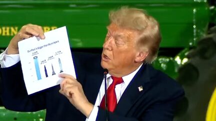 Trump Riffs For 7 Solid Minutes on Pools, Fountains, Grass, And 'The Washington — That Beautiful Spire' in New Reno Weave