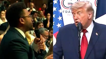 Trump Snaps at Reporter During G7 Presser Over School Bombing