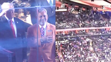 Trump Torpedoed By Merciless Pool Reports on Knicks Game — From Conservative Reporter