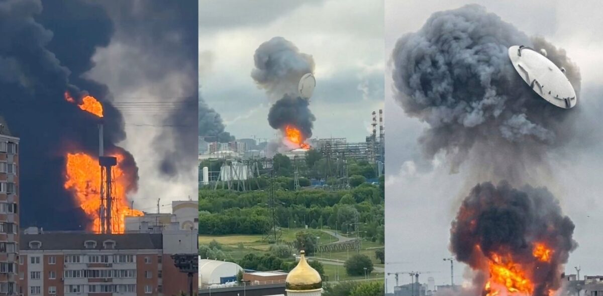Ukrainian drones strikes on Moscow oil refineries