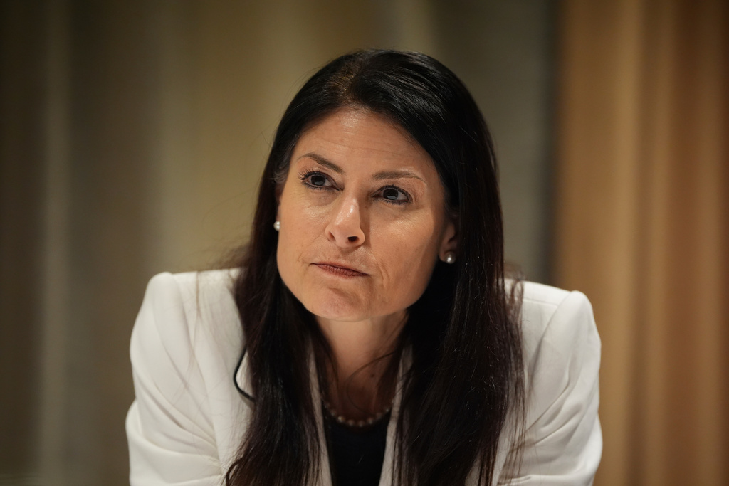 FILE - Michigan Attorney General Dana Nessel pauses during an interview with The Associated Press, Nov. 21, 2024, in Philadelphia. 