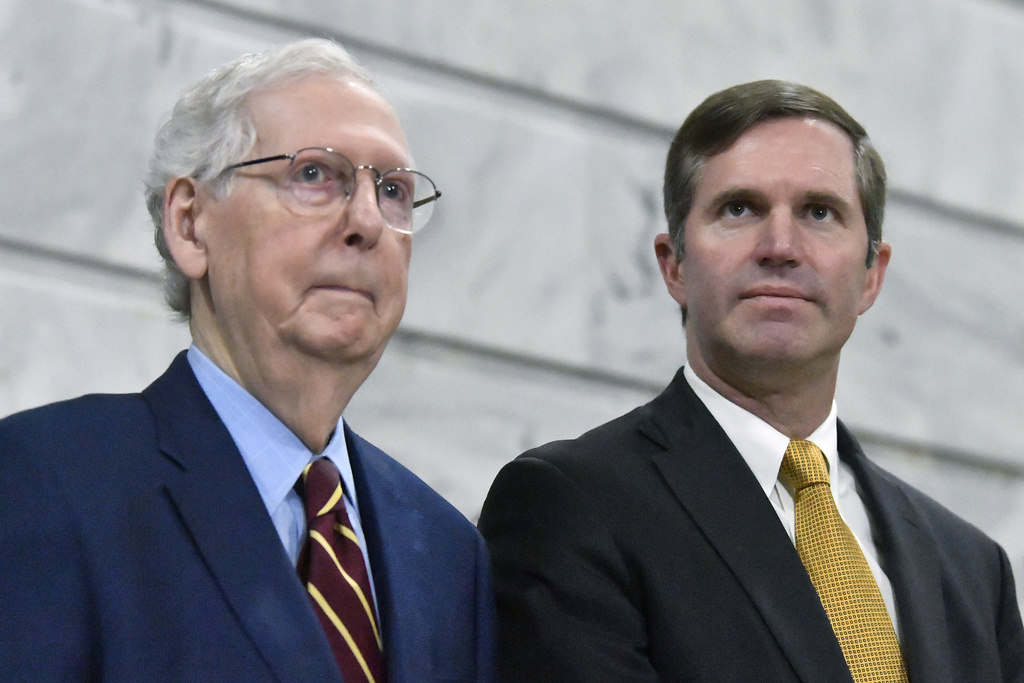 Mitch McConnell and Andy Beshear