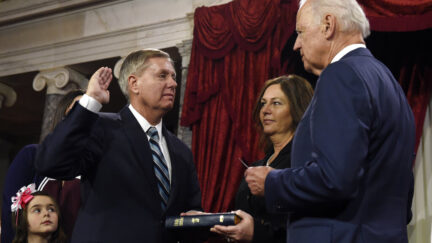 Lindsey Graham and his sister, Darline