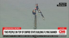 climbers on empire state building