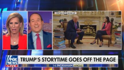 Laura Ingraham and Raymond Arroyo