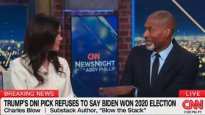 Charles Blow and Lydia Moynihan