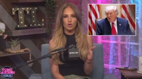 tomi lahren with trump inset