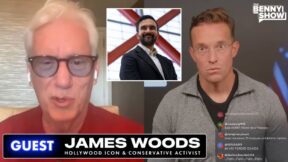 James woods with mamdani inset