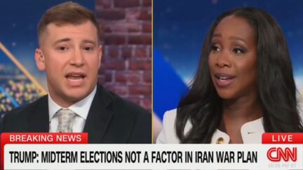 Jesse Arm and Abby Phillip debating Iran war on CNN's NewsNight