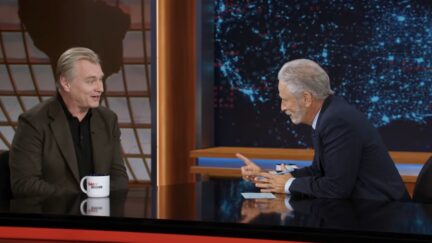 Christopher Nolan, Jon Stewart