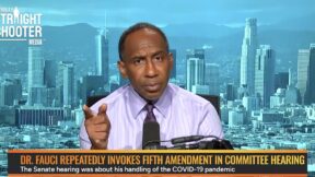 Stephen A. Smith hosting the Straight Shooter show