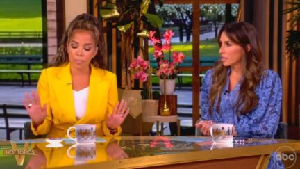 Sunny Hostin debating Alyssa Farah Griffin about voter ID on The View
