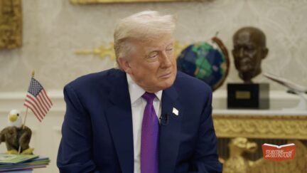 trump in the oval office on usha vance story time with the second lady podcast