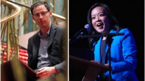 Nate Silver and Francesca Hong