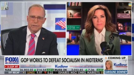 Larry Kudlow and Michele Tafoya