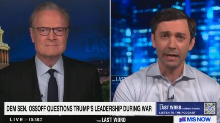 Lawrence O'Donnell and Jon Ossoff