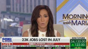 Lauren Simonetti reporting on Fox Business