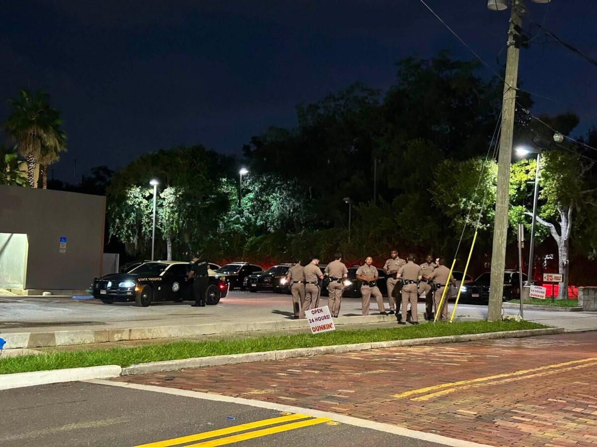 FHP troopers at Dunkin Donuts