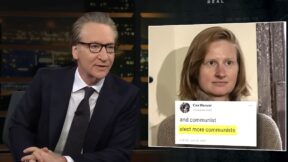 Bill Maher hosting HBO's Real Time