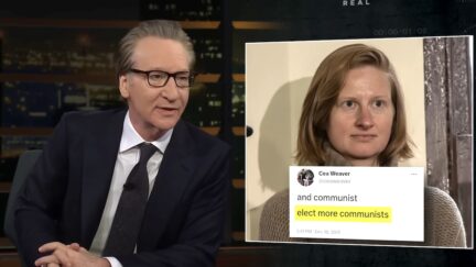 Bill Maher hosting HBO's Real Time