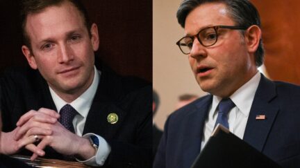 Rep. Max Miller and Speaker Mike Johnson