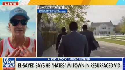 Kid Rock speaking on Fox & Friends Weekend