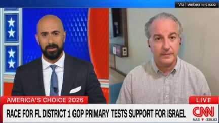 Boris Sanchez interviewing Jim Patronis on CNN