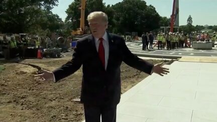 Trump says he is confident the Supreme Court will rule in his favor and allow the ballroom to be built