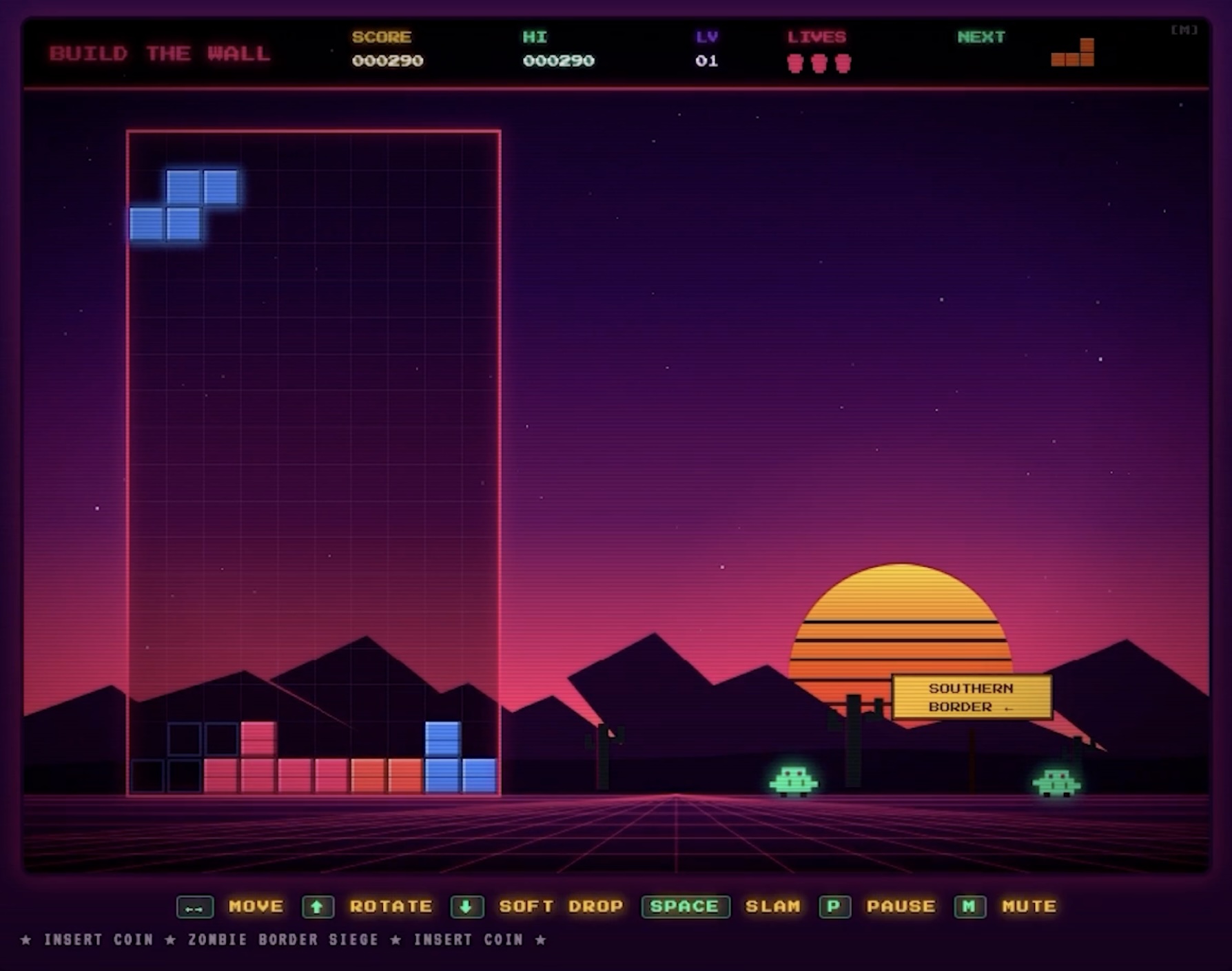Trump tetris