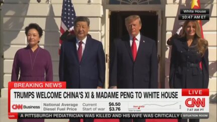 trump and xi jingping and their wives