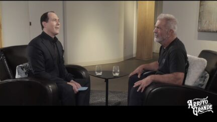 Raymond Arroyo interviewing Mel Gibson