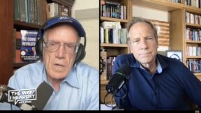 vdh and mike rowe on a split screen