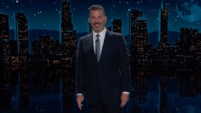 jimmy kimmel in dark suit during monoglogue